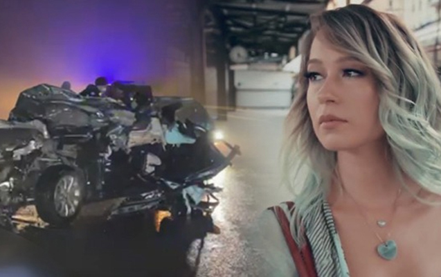 Məşhur türkiyəli müğənni qəzaya düşdü, sevgilisi öldü - Video