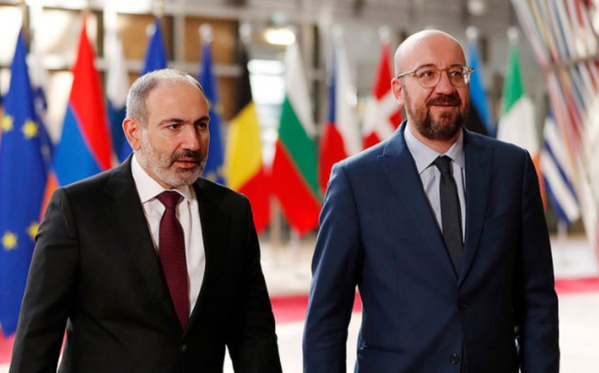 Avropa İttifaqı Şurasının Prezidenti ilə Nikol Paşinyan arasında görüş olub