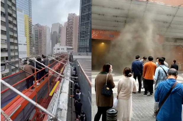 В Гонконге завершилась эвакуация из горящего торгового центра - ОБНОВЛЕНО + ВИДЕО