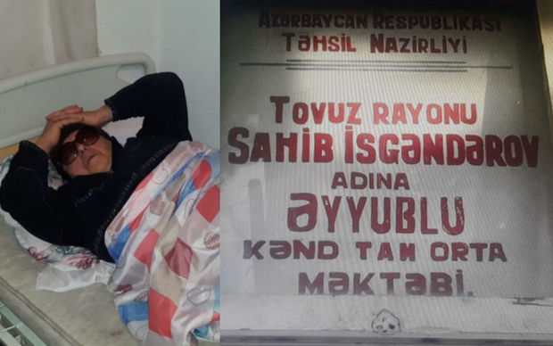 Məktəb direktoru və bufetçi arasında dava: Əraziyə polis gəlib