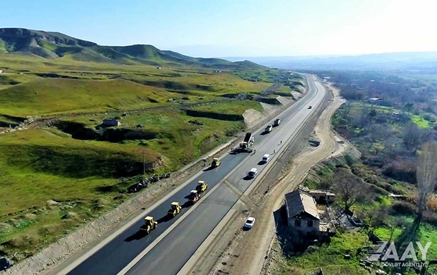 Xudafərin-Qubadlı-Laçın avtomobil yolundan son - Fotolar