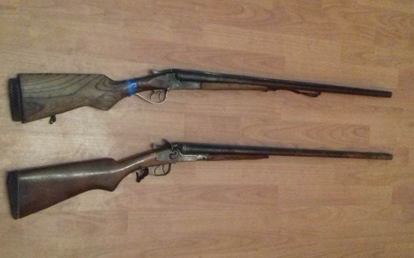 Cəlilabad sakinlərində qanunsuz odlu silahlar aşkarlanıb