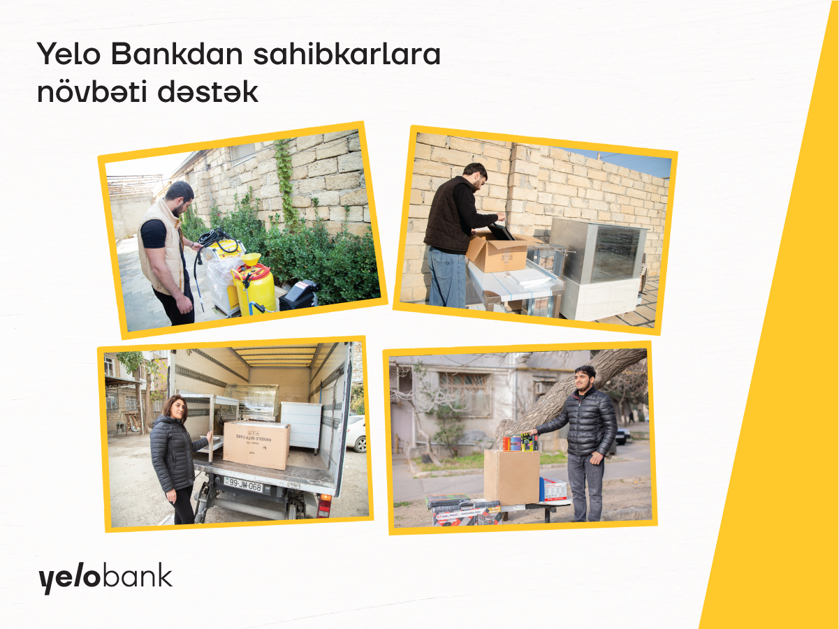 Yelo Bank-dan fərdi sahibkarlara növbəti dəstək