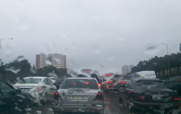 Hava ilə bağlı sürücülərə xəbərdarlıq