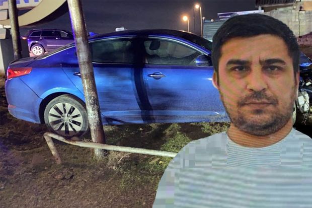 Azərbaycanda rütbəli şəxs sərxoş halda qəza törətdi - FOTO