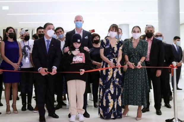 Leyla Əliyeva sərgidə iştirak edib - FOTO