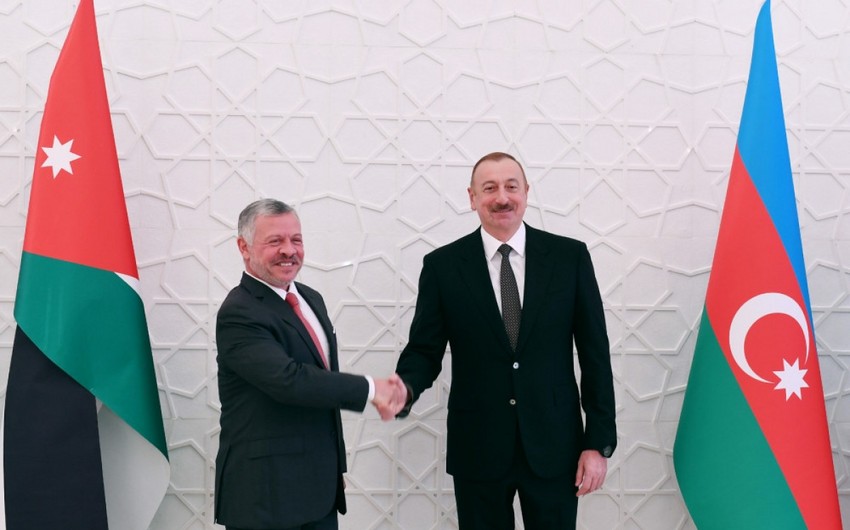 İordaniya Kralı Azərbaycan Prezidentinə təbrik məktubu ünvanlayıb