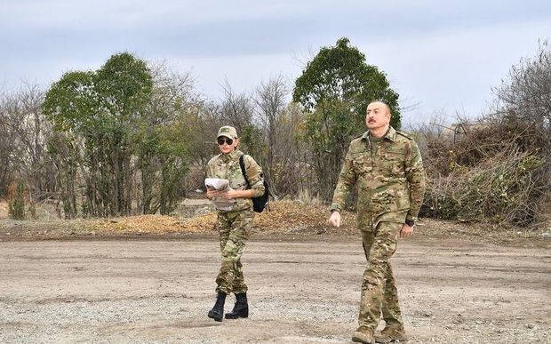 Ильхам Алиев и Мехрибан Алиева посетили Гадрут