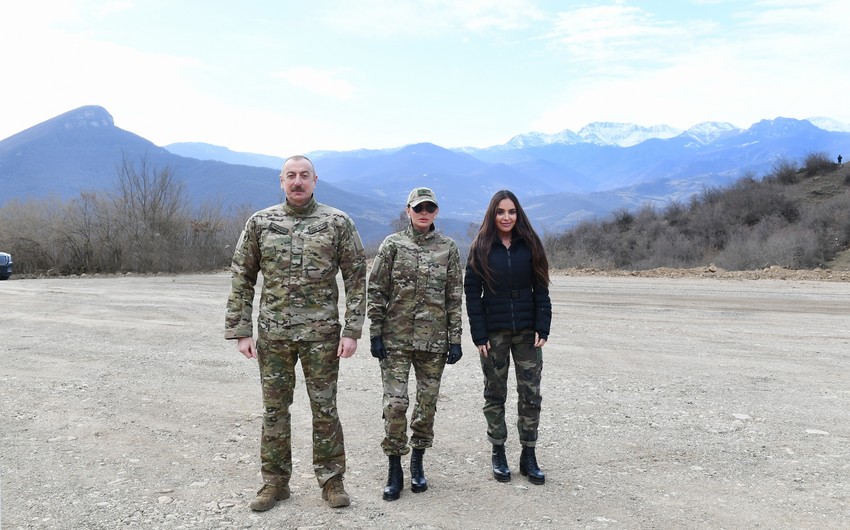 İlham Əliyev, Mehriban Əliyeva və ailə üzvləri Şuşada olublar -YENİLƏNİB