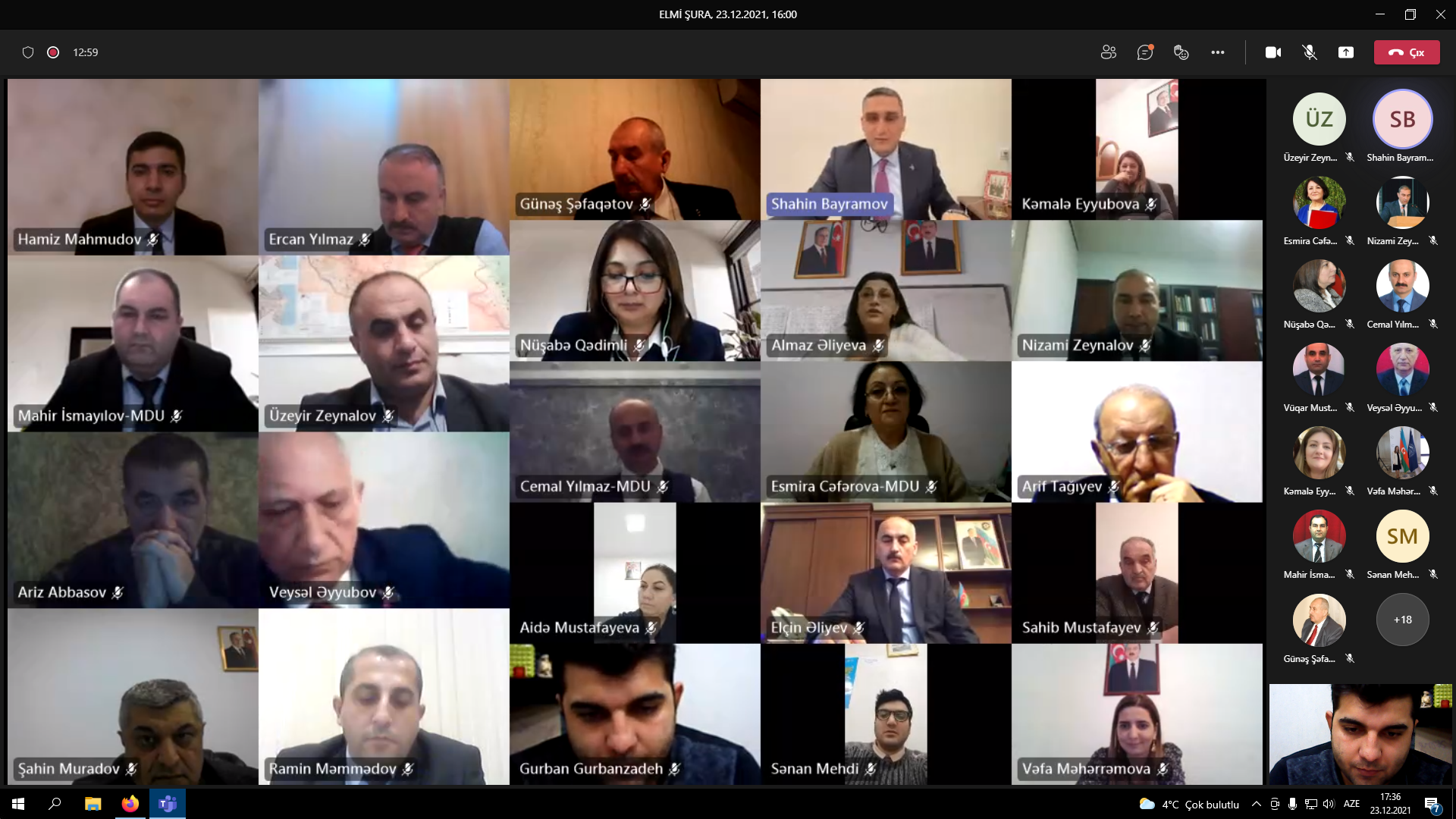 Mingəçevir Dövlət Universitetində Elmi Şuranın növbəti iclası keçirilib