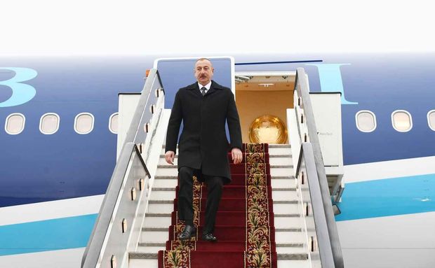 İlham Əliyev Rusiyaya səfərə getdi
