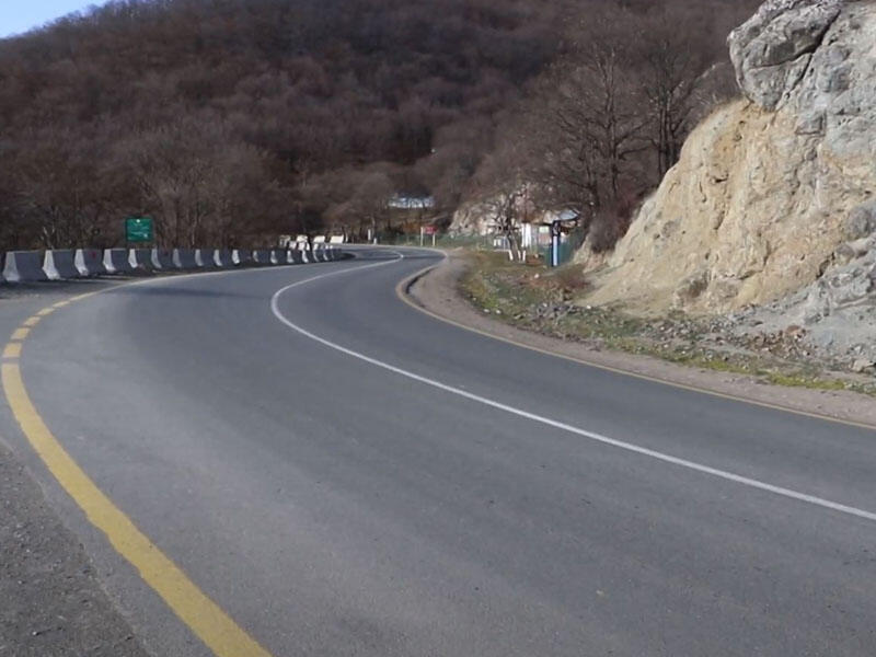 Gəncə-Toğanalı yolunun tikintisi yekunlaşmaq üzrədir - VİDEO