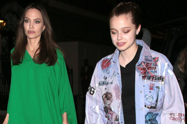 Ancelina Colinin 15 yaşlı qızı paparazzilərin obyektvində - FOTO