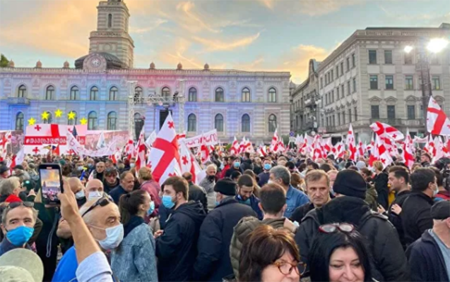 Saakaşvilinin tərəfdarları aclıq aksiyasını dayandırdı