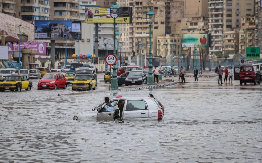Misirdə leysan yağışlar insan tələfatına səbəb olub