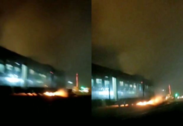 İranda sərnişin qatarında güclü yanğın - VİDEO