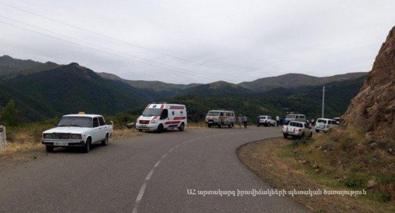 Xankəndidə erməni azərbaycanlı sürücünü sıxışdırdı - VİDEO