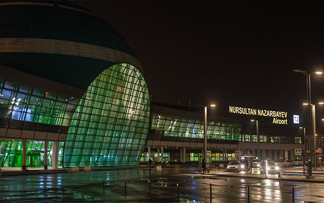 Nur-Sultanda bütün uçuşlar təxirə salındı