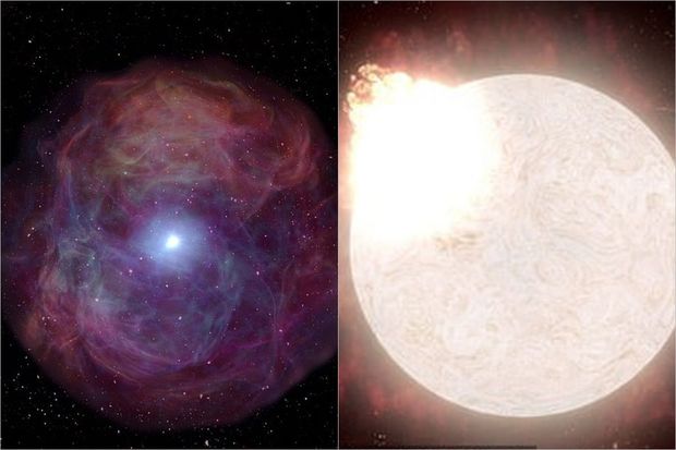 Astronomiya tarixində bir ilk: Real vaxt rejimində nəhəng ulduzun ölümü izlənildi – FOTO/VİDEO