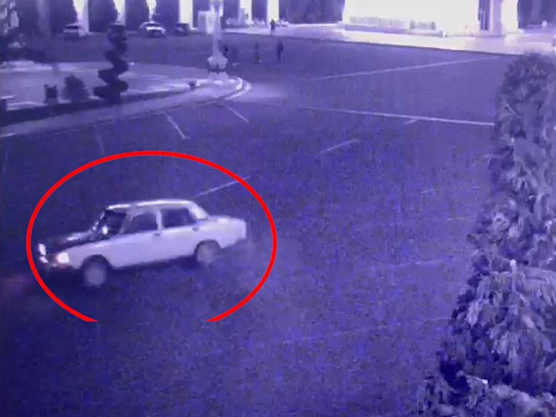 Gəncədə avtoxuliqan saxlanılıb - VİDEO - FOTO