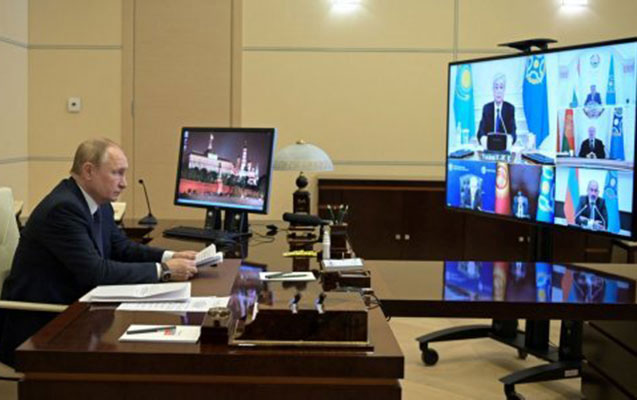 Putin Tokayevin adını unutdu - VİDEO
