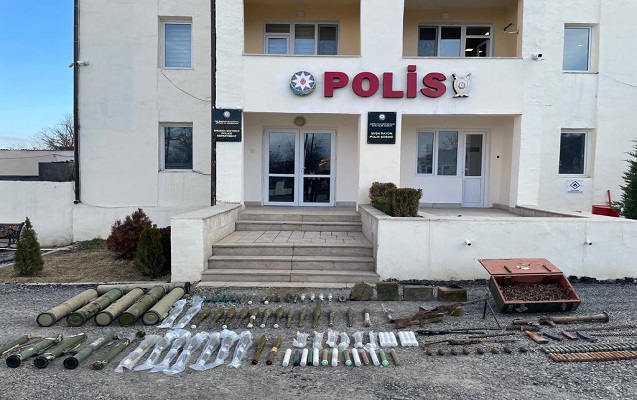 Şuşada silah-sursat aşkar edildi