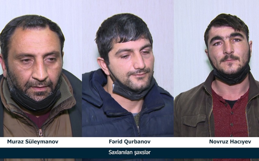 Bakıda işlədiyi obyektdən və evdən 8 min manatlıq oğurluq edən şəxslər saxlanılıb