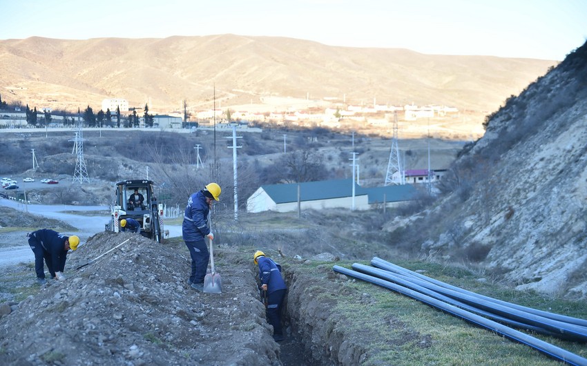Suqovuşan qəsəbəsinin və Talış kəndinin içməli su təchizatı bərpa edilir
