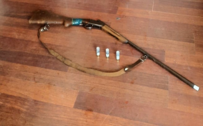 Şamaxı sakinindən qanunsuz odlu silah-sursat götürülüb