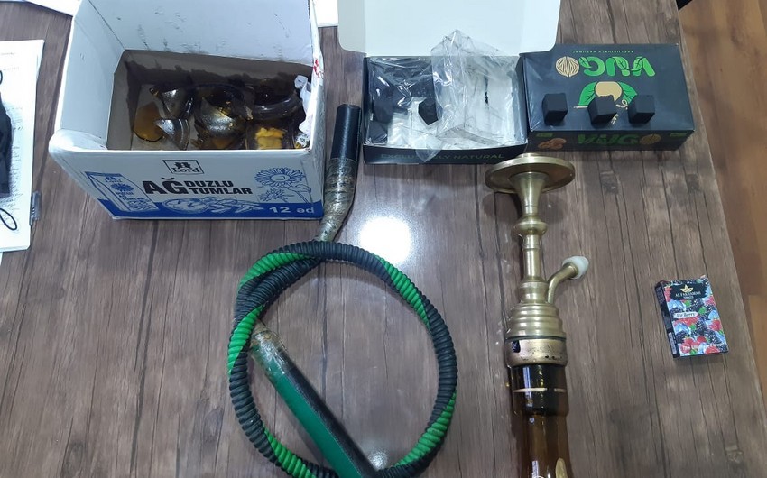 Tərtərdə müştərilərə qəlyan təklif edən kafe aşkarlanıb