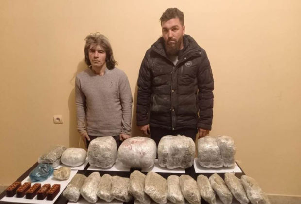 İrandan Azərbaycana 22 kq-dan artıq narkotikin keçirilməsinin qarşısı alınıb - FOTO