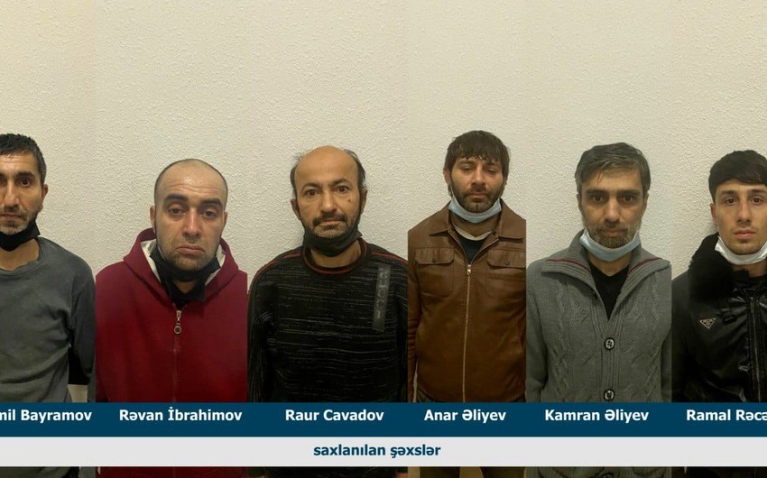 Bakıda 2 narkotacir və onların narkokuryerliyə cəlb etdikləri daha 4 nəfər saxlanılıb