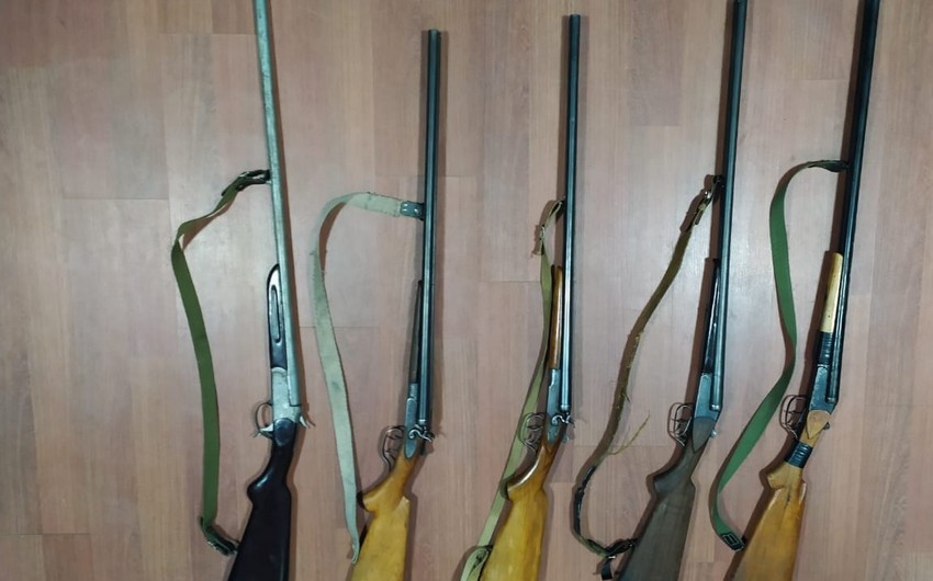 Masallı sakinlərində odlu silahlar aşkarlanıb