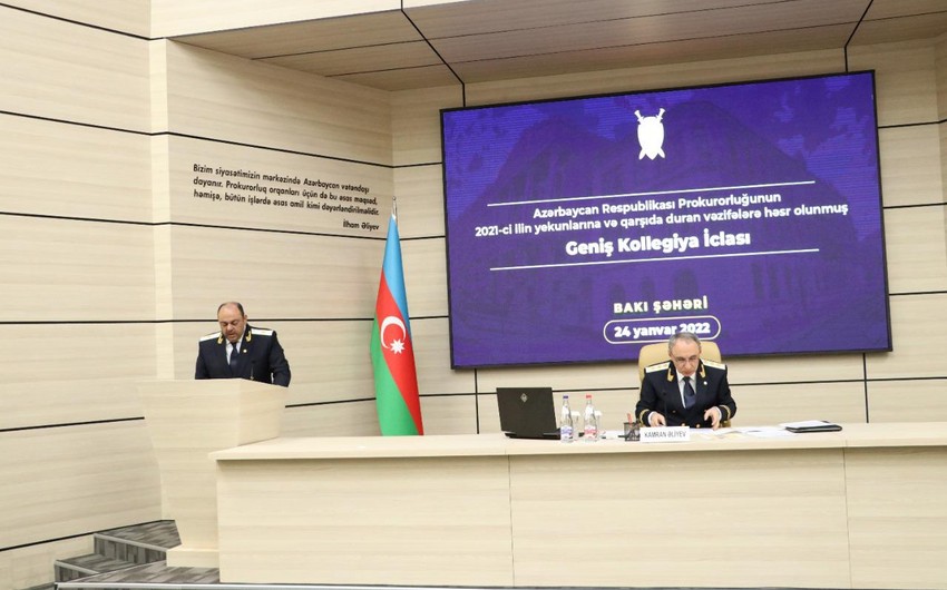 Ötən il cəzalandırılan prokurorluq əməkdaşlarının sayı açıqlanıb