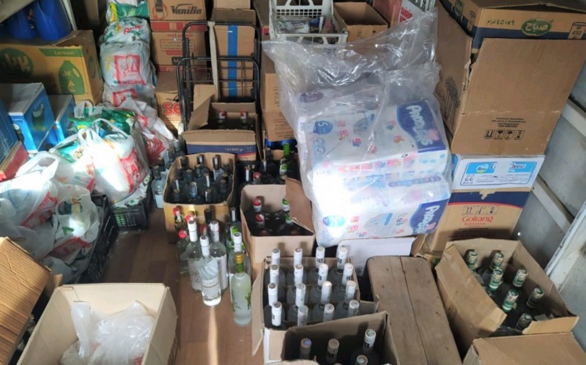 Gəncədə saxta alkoqollu içkilər aşkarlanıb