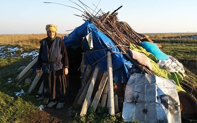 Fotoları yayılan tənha qadın xəstəxanaya yerləşdirildi