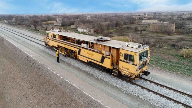 İlk dəfə Cəbrayılın Mahmudlu stansiyasına qədər işçi qatarlar hərəkət edir - FOTO