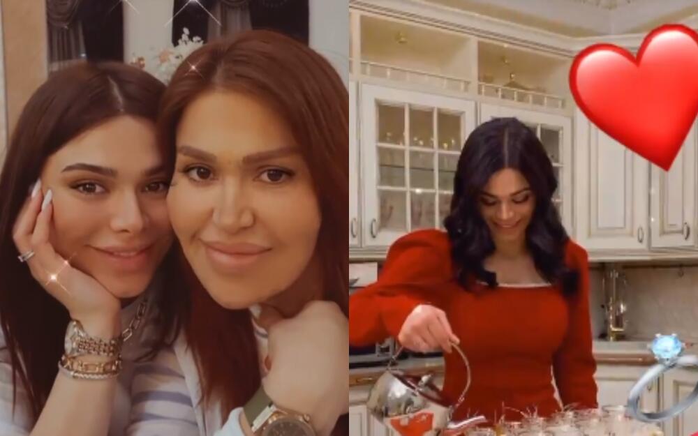 Aysunun nişanından görüntülər - FOTO