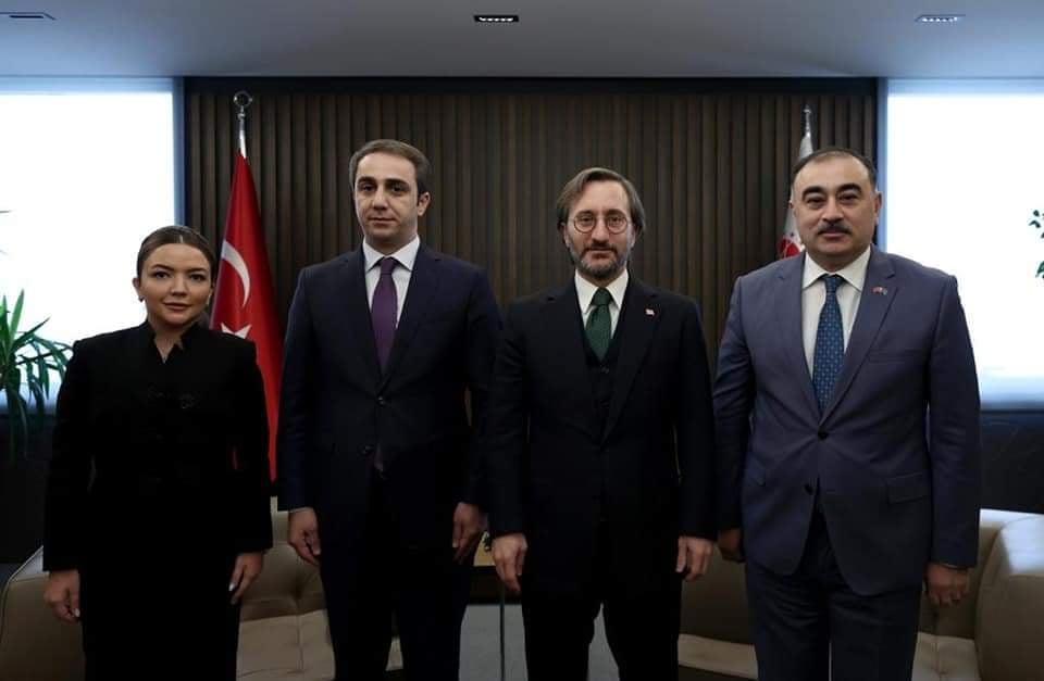Fahrettin Altun QHT Agentliyinin rəhbərliyi ilə görüşüb