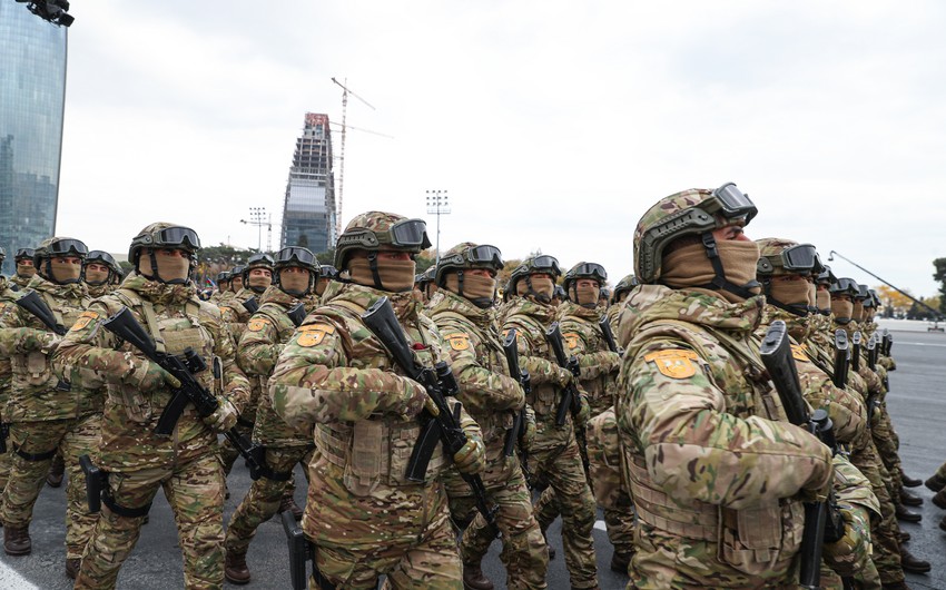 Azərbaycan Ordusunun tərkibində yeni birləşmə və bölmələr yaradılıb