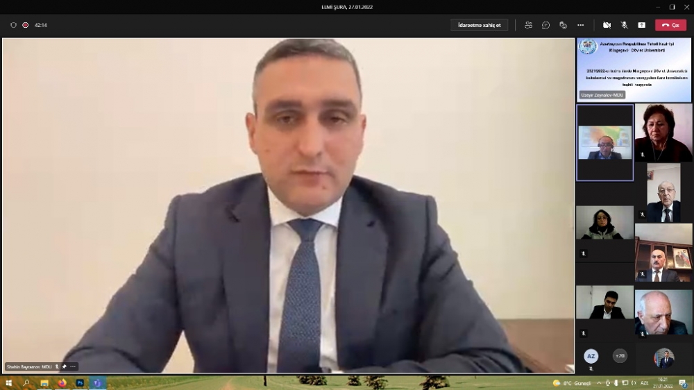 Mingəçevir Dövlət Universitetində Elmi Şuranın növbəti iclası keçirilib