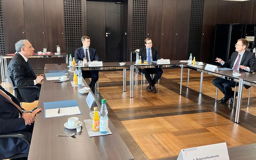 Kamran Əliyev Almaniyanın Baş prokuroru ilə görüşüb