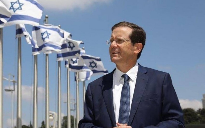 İsrail Prezidenti ilk dəfə BƏƏ-yə səfər edib