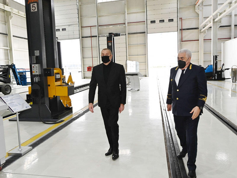 “Azərbaycan Dəmir Yolları” QSC-nin Gəncə lokomotiv deposu istismara verilib - FOTO