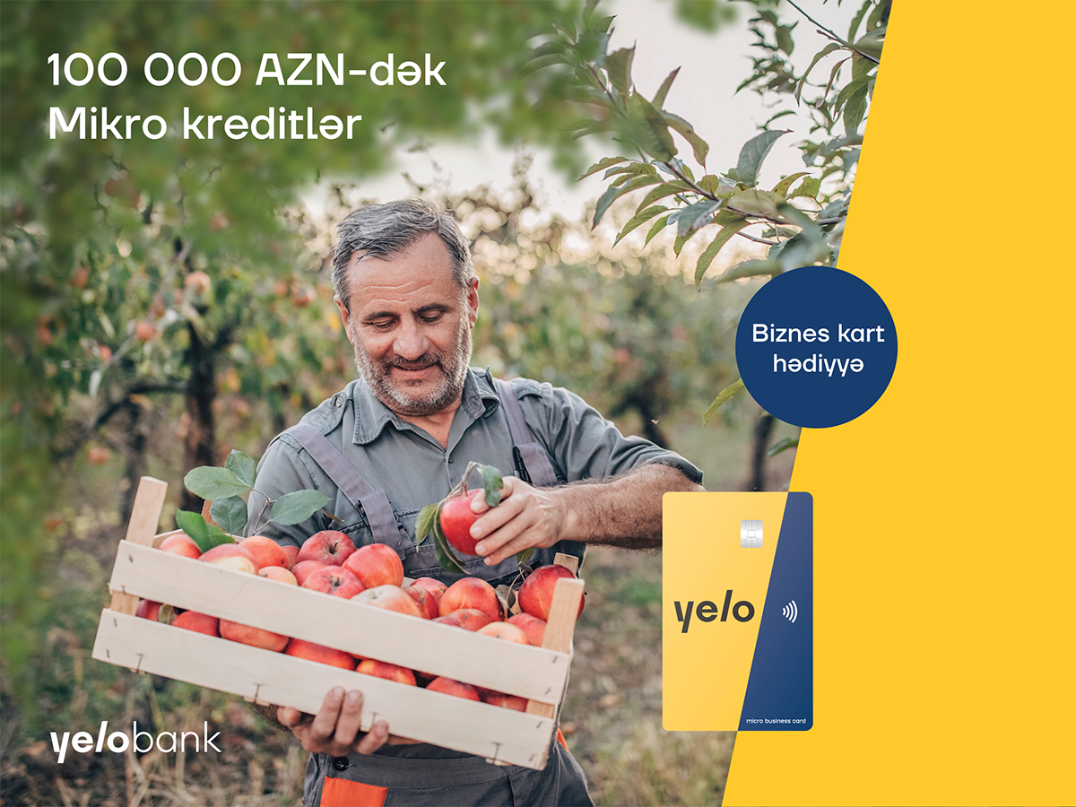 Axtardığınız mikrokredit Yelo Bank-da!