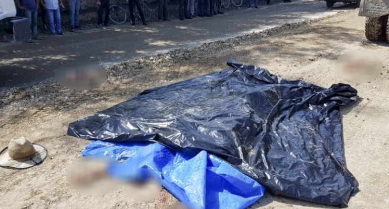 Bakıda dəhşət: Üstündən kran keçən kişi parça-parça oldu