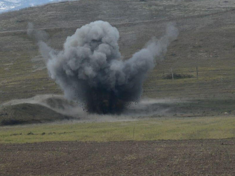 Yevlaxda ermənilərin müharibə dövrü atdığı kasetli bomba partladı: Ölən var - YENİLƏNİB