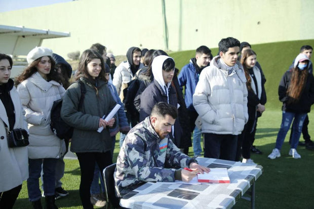 “İrəli” Gənclər Gününə həsr olunan tədbirlər həyata keçirib - FOTO