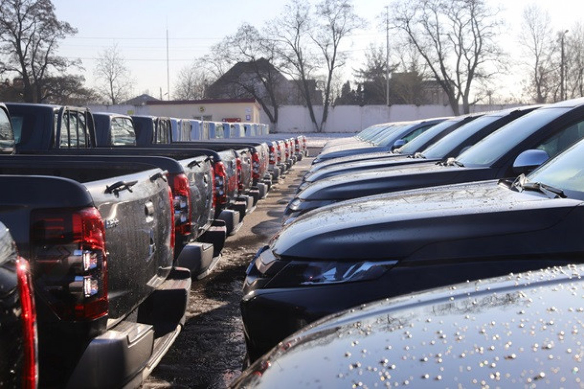 ABŞ Ukrayna sərhədçilərinə 40 patrul avtomobili təhvil verib