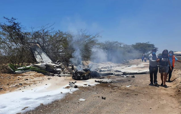 Turist təyyarəsi qəzaya uğradı, ölənlər var - Video